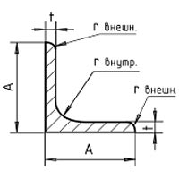 уголок равнополочный гост 8509-93